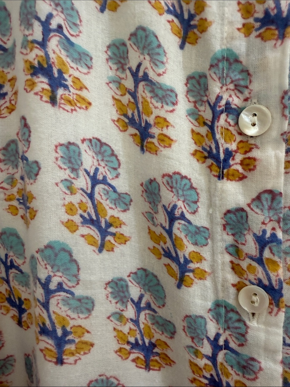Oliphant Ruffle Collar Button Dress S - Picture 3 of 7